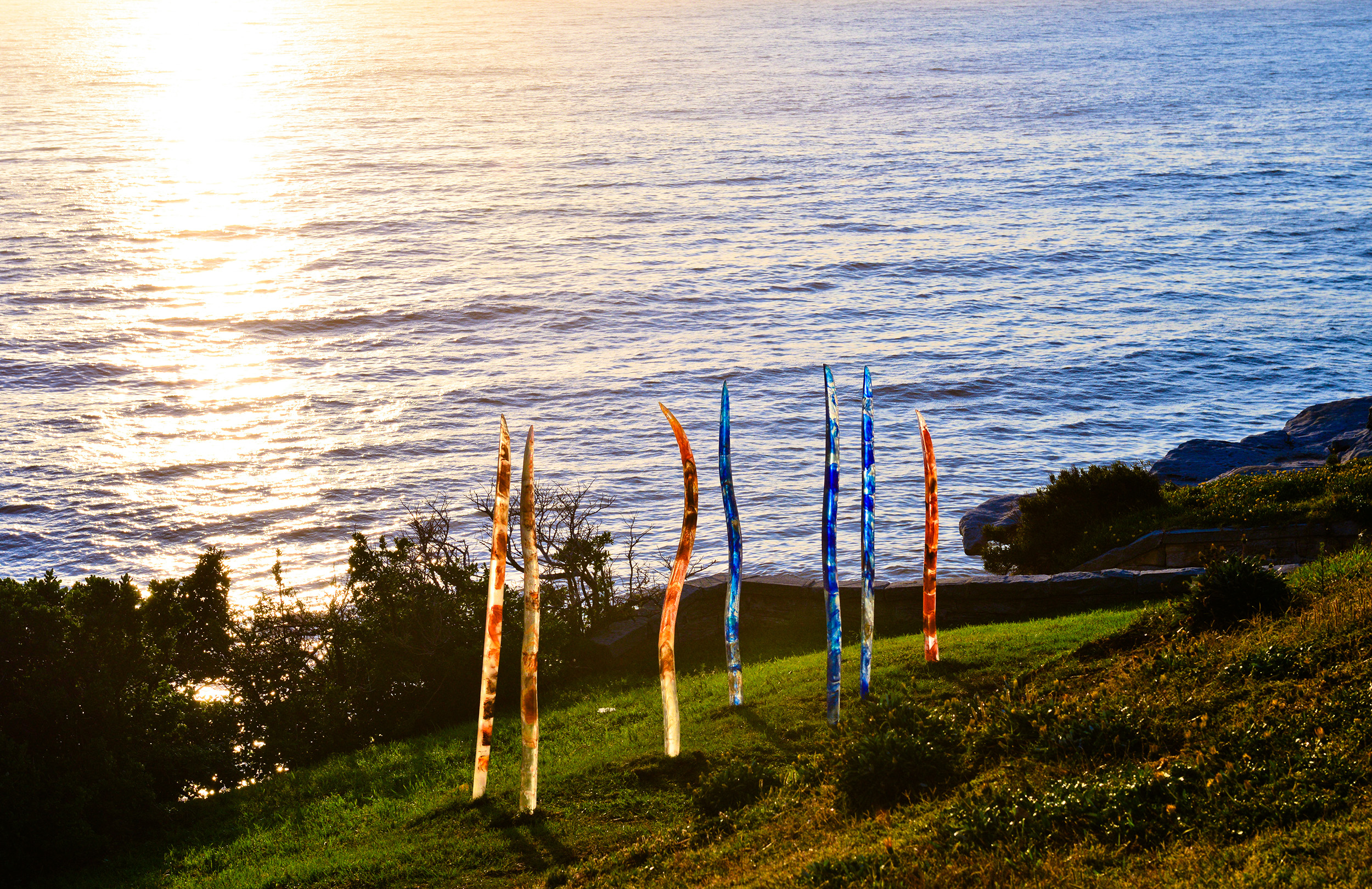 nascentia blades of grass Sculpture by the Sea