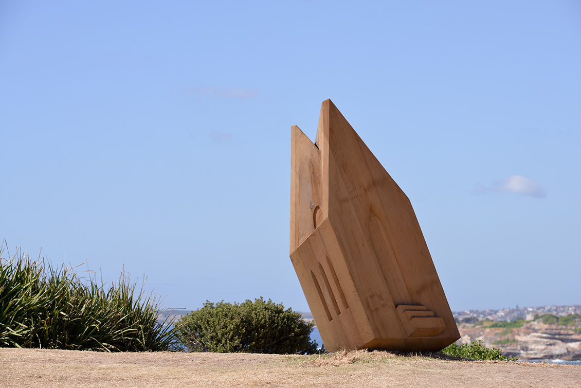 Dale Miles, sacred space, Sculpture by the Sea, Bondi 2013. Photo Clyde Yee.