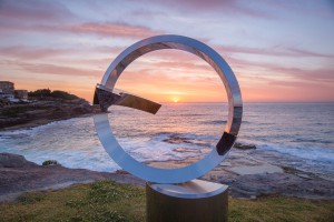 Koichi Ishino, windstone, Sculpture by the Sea, Bondi 2014. Photo Gareth Carr