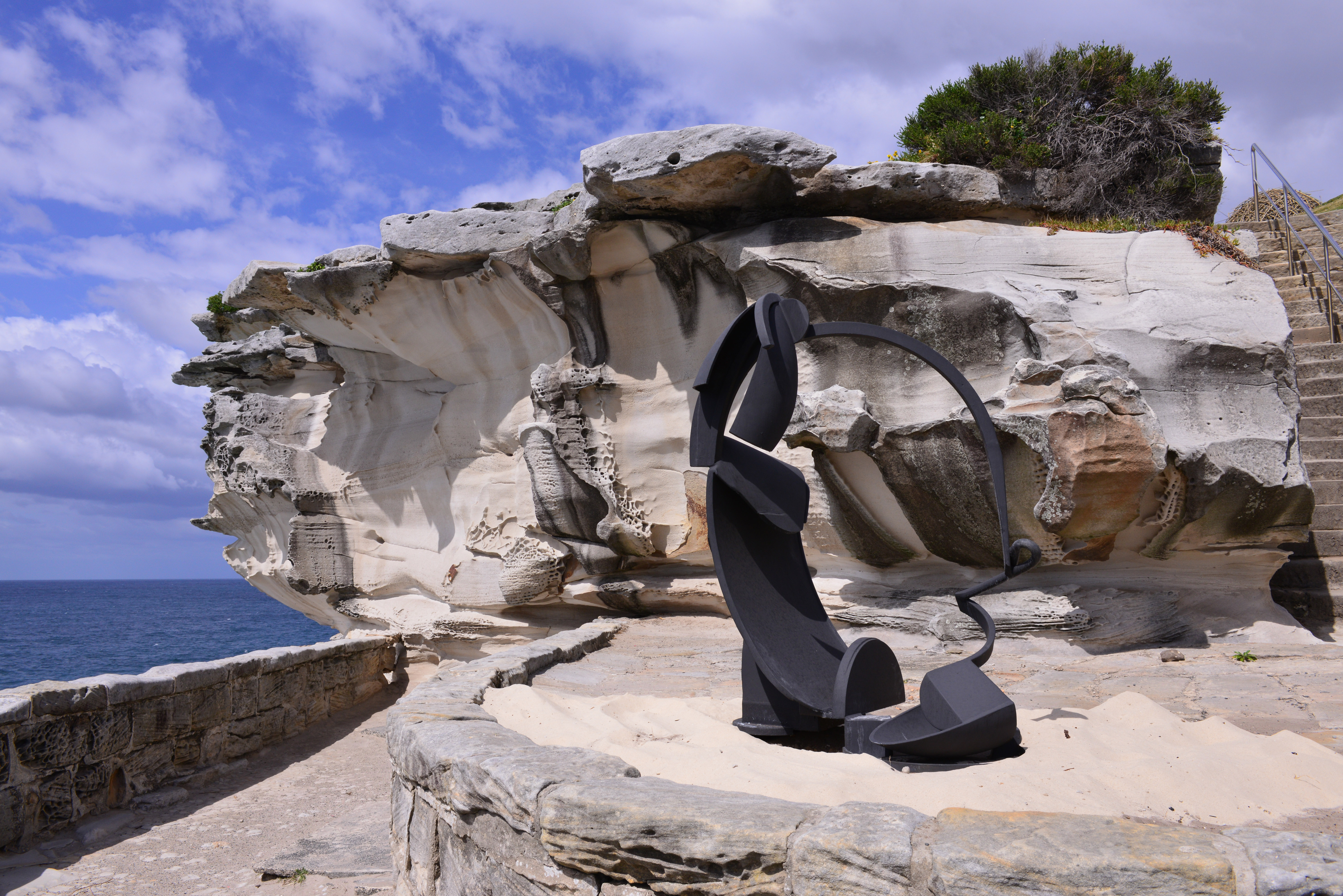 Louise and the Cave: - Sculpture by the Sea